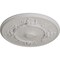 Ekena Millwork Flower Ceiling Medallion (Fits Canopies up to 3 7/8"), Hnd-Painted Ultra Pure White, 27"OD x 1 1/8"P CM27FLUWF - alternate 2